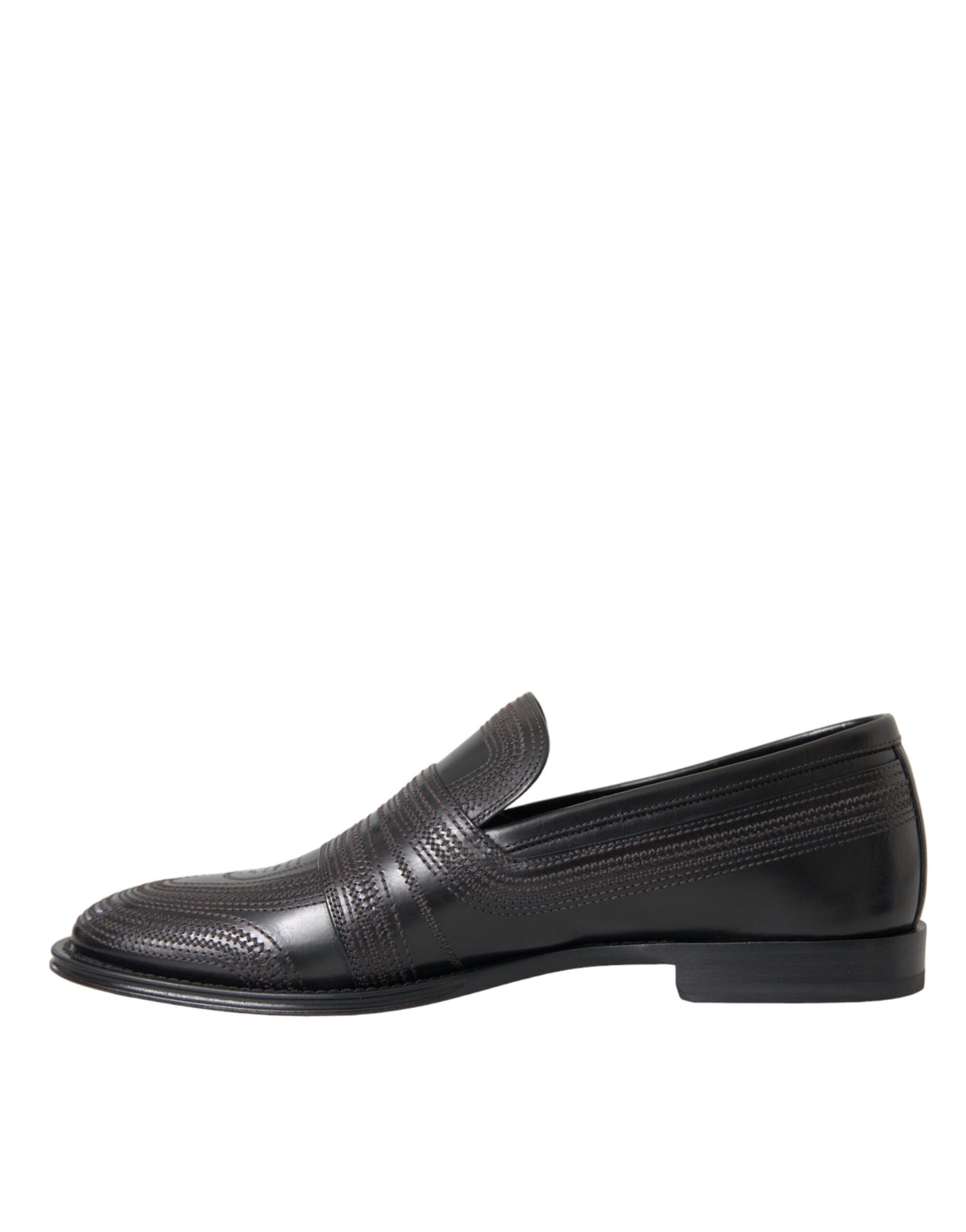Zapatos de Vestir Mocasín Dolce & Gabbana de Cuero Negro Marrón para Hombre