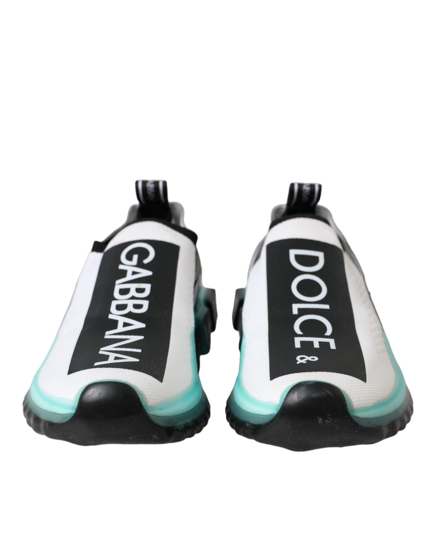 Dolce & Gabbana Zapatillas Sorrento sin cordones negras, blancas y azules