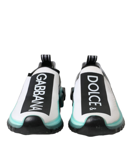 Dolce & Gabbana Zapatillas Sorrento sin cordones negras, blancas y azules
