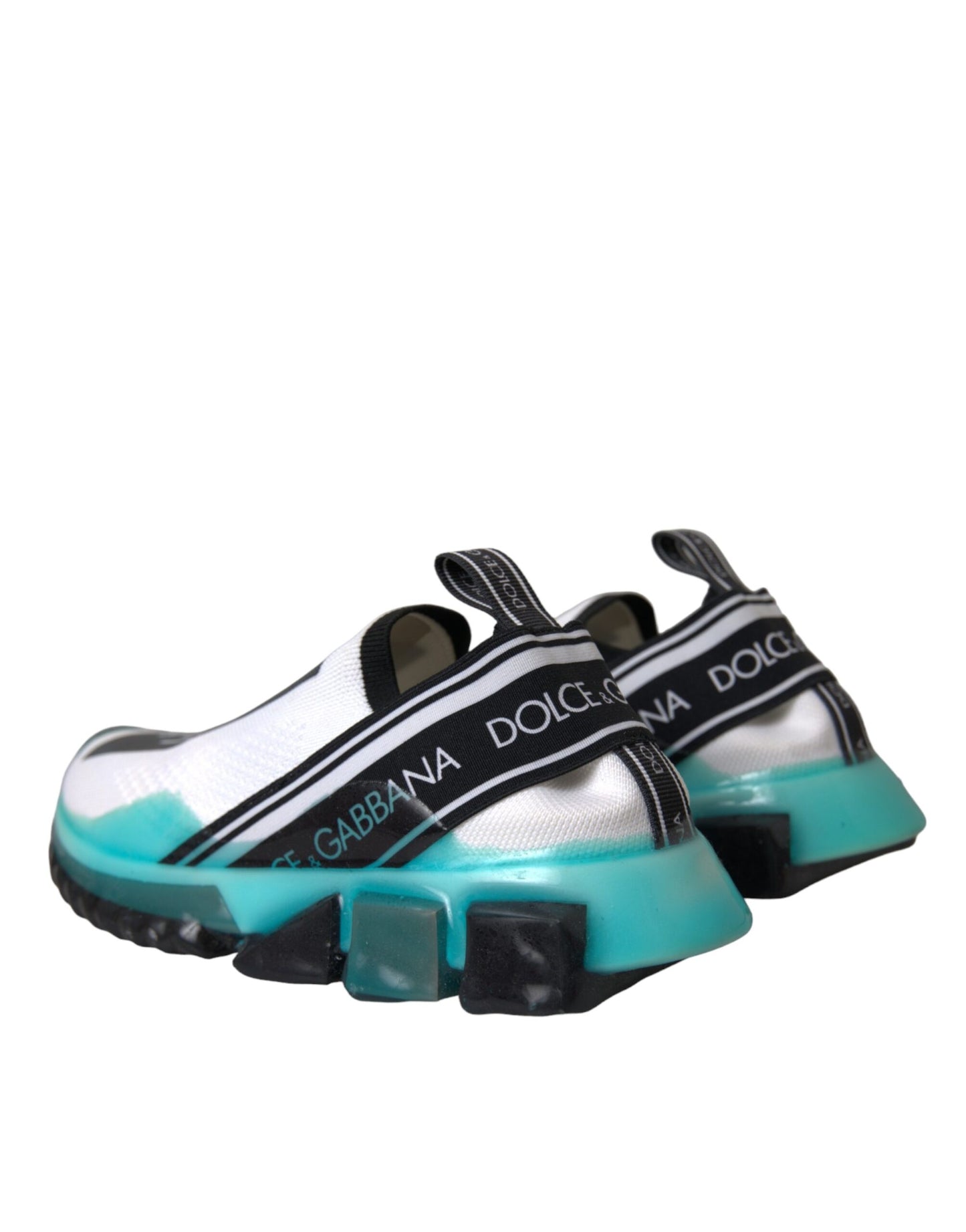 Dolce & Gabbana Zapatillas Sorrento sin cordones negras, blancas y azules