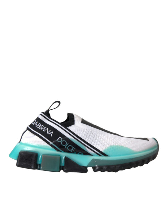 Dolce & Gabbana Zapatillas Sorrento sin cordones negras, blancas y azules