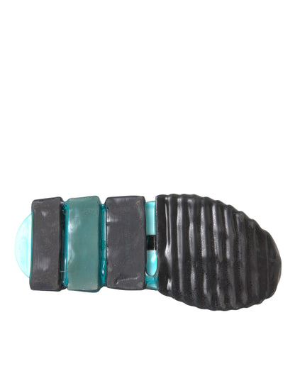 Dolce & Gabbana Zapatillas Sorrento sin cordones negras, blancas y azules