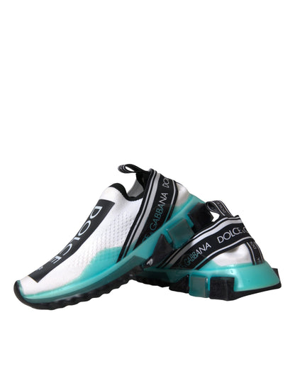 Dolce & Gabbana Zapatillas Sorrento sin cordones negras, blancas y azules