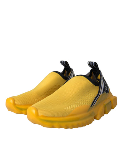Zapatillas sin cordones Dolce & Gabbana Sorrento amarillas para mujer