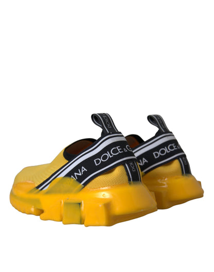 Zapatillas sin cordones Dolce & Gabbana Sorrento amarillas para mujer