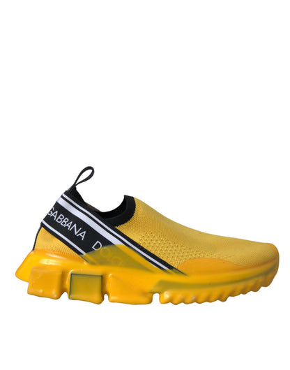 Zapatillas sin cordones Dolce & Gabbana Sorrento amarillas para mujer