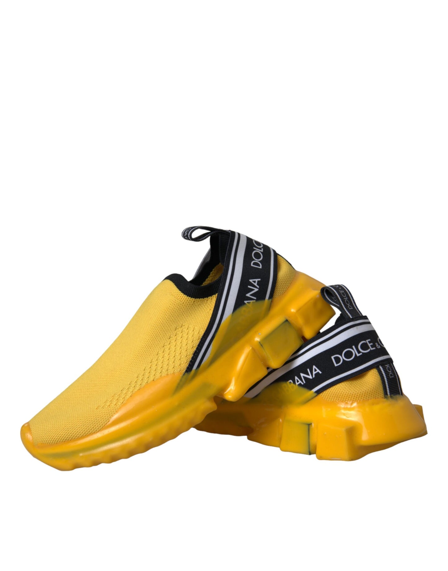 Zapatillas sin cordones Dolce & Gabbana Sorrento amarillas para mujer