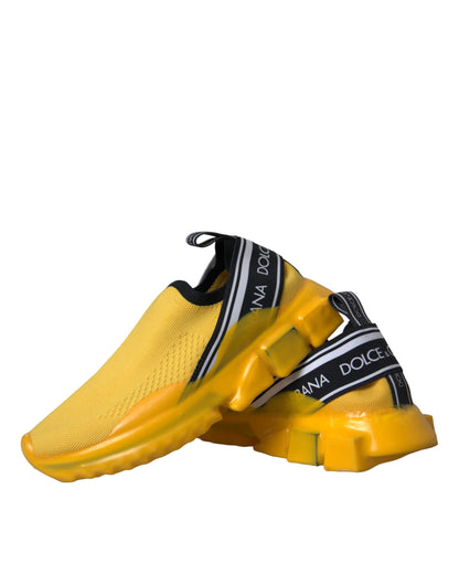 Zapatillas sin cordones Dolce & Gabbana Sorrento amarillas para mujer