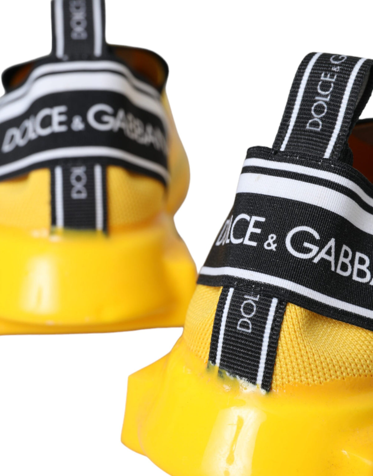 Chaussures pour femme Dolce & Gabbana Baskets à enfiler Sorrento Jaunes