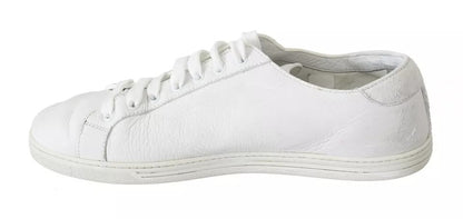 Zapatillas de hombre con cordones Dolce & Gabbana blancas Saint Tropez