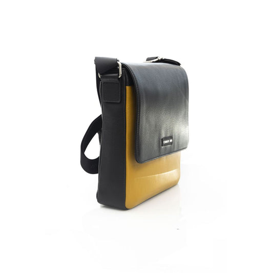 Bandolera de mujer Cerruti 1881 de cuero amarillo