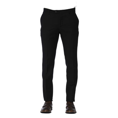 Pantalón de lana negro Trussardi para hombre