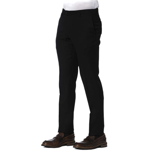 Pantalón de lana negro Trussardi para hombre