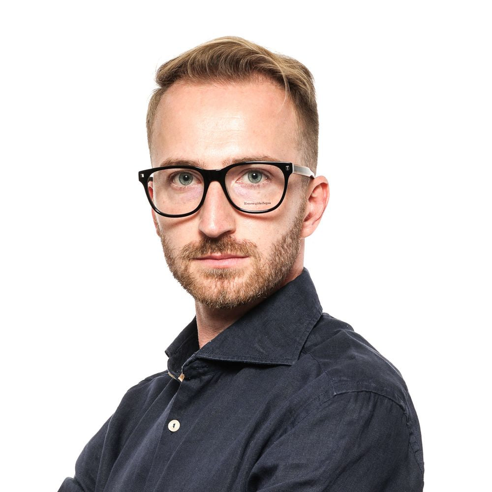 Gafas (monturas) de plástico negro Ermenegildo Zegna