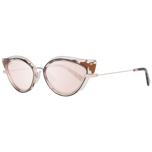 Gafas de sol de metal y plástico marrones Dsquared²