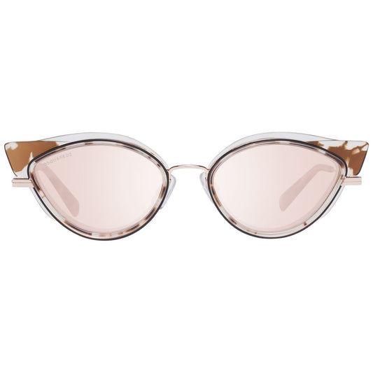 Gafas de sol de metal y plástico marrones Dsquared²