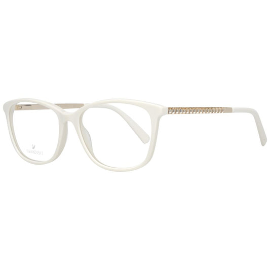 Gafas (montura) de metal blanco y plástico Swarovski