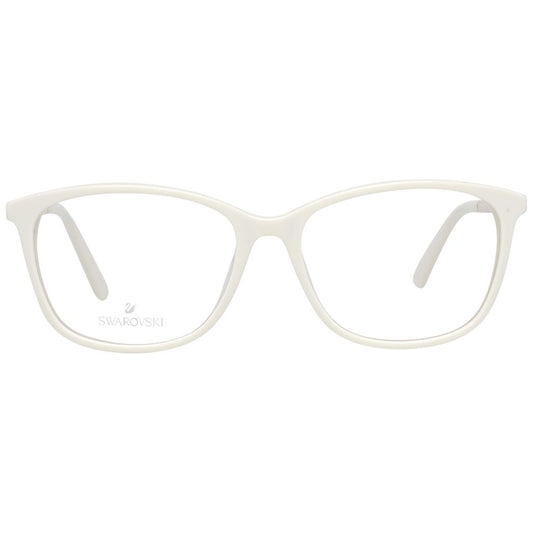 Gafas (montura) de metal blanco y plástico Swarovski