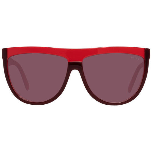 Gafas de sol de plástico color burdeos Emilio Pucci