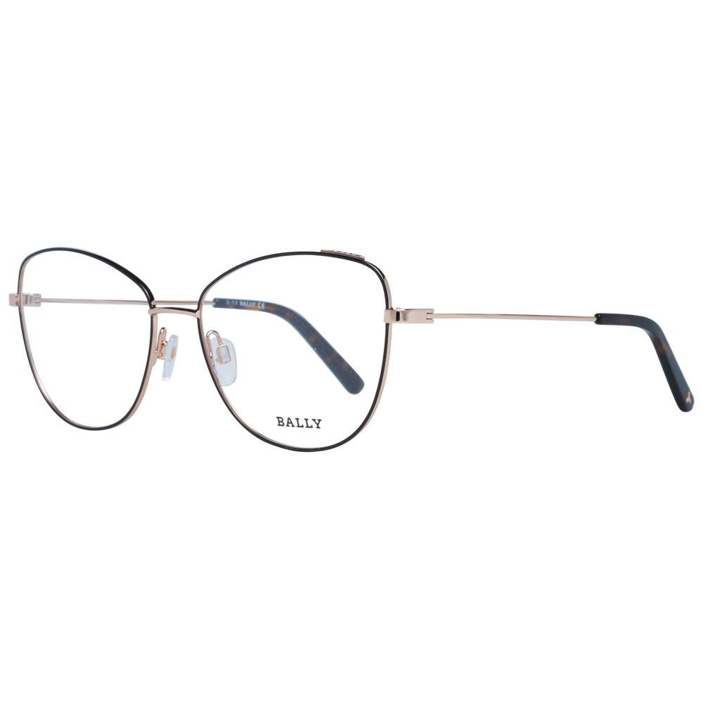 Gafas (montura) de metal negro y plástico Bally
