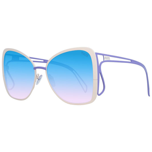 Gafas de sol Emilio Pucci de metal beige