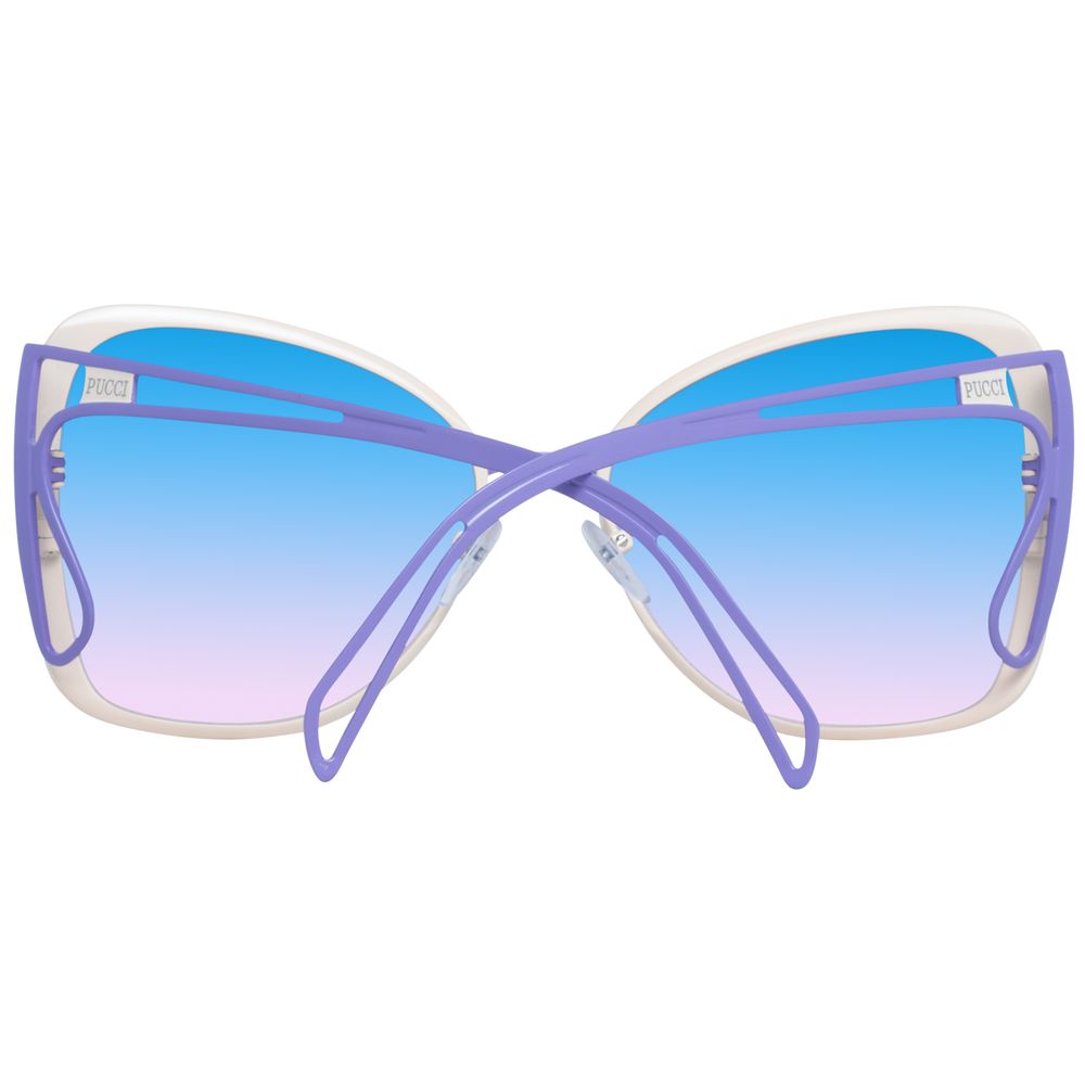 Gafas de sol Emilio Pucci de metal beige