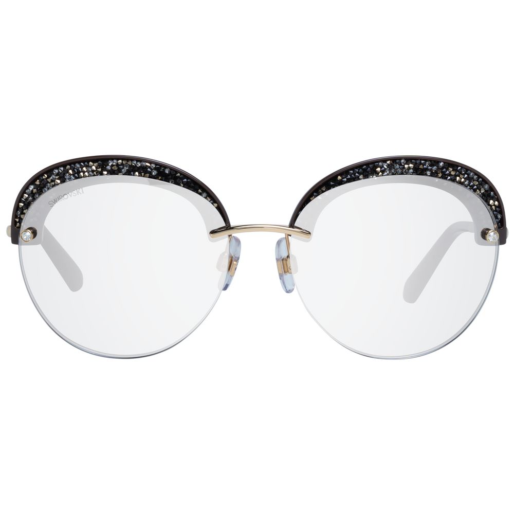 Gafas de sol Swarovski de metal dorado y plástico