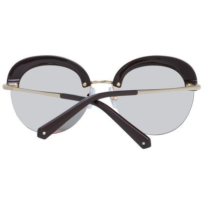 Gafas de sol Swarovski de metal dorado y plástico