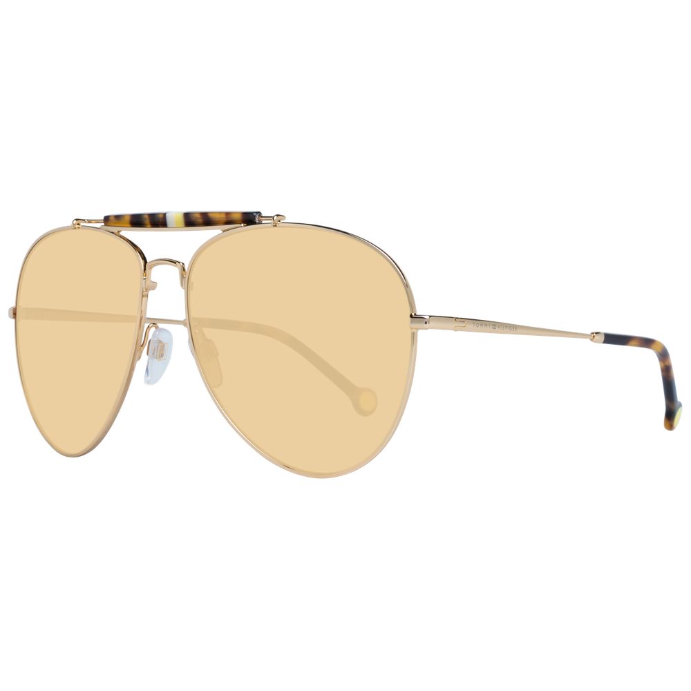 Gafas de sol de metal dorado de Tommy Hilfiger