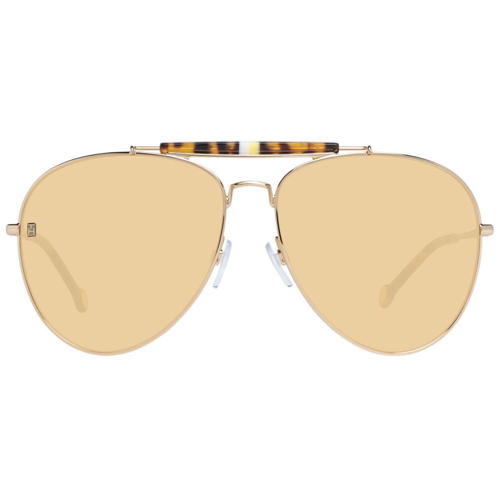 Gafas de sol de metal dorado de Tommy Hilfiger