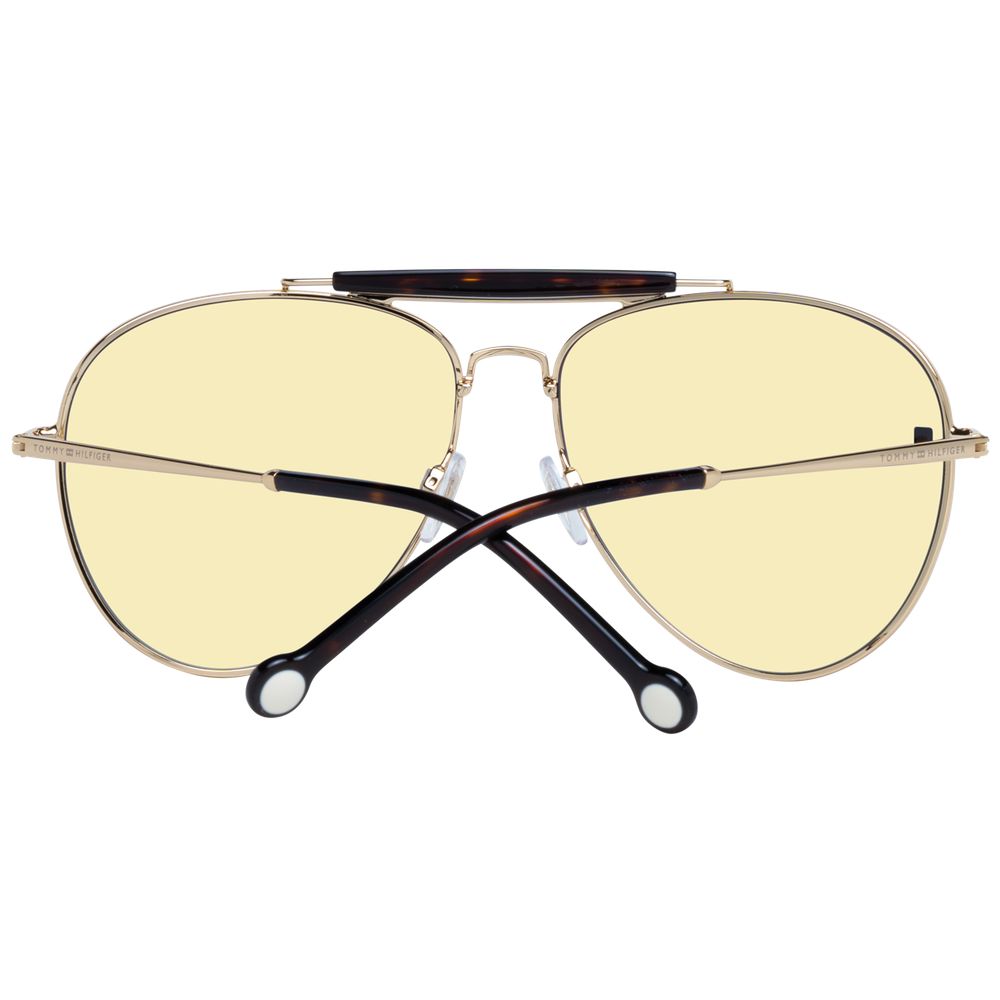 Gafas de sol de metal dorado Tommy Hilfiger