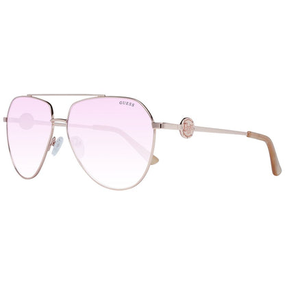 Lunettes de soleil métalliques Guess Rose Gold