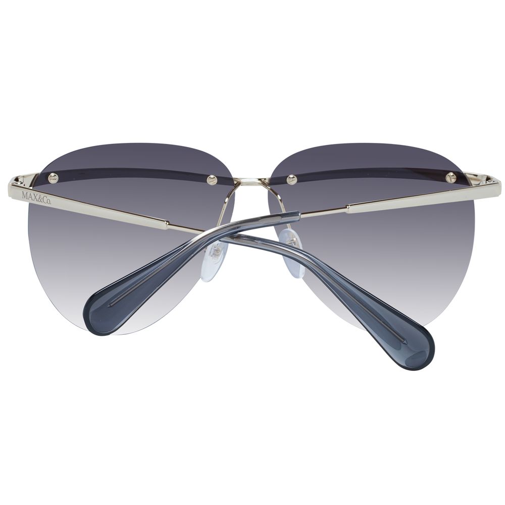 Gafas de sol de metal doradas Max & Co.