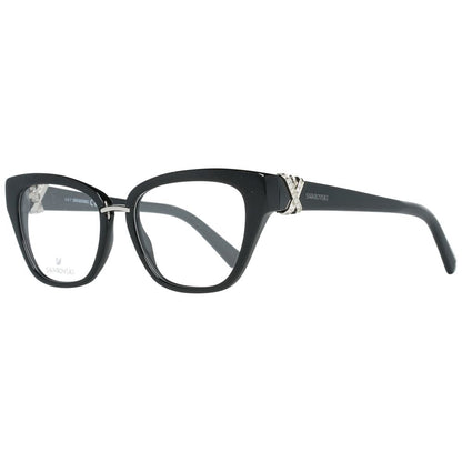 Gafas (Montura) de metal negro y plástico Swarovski