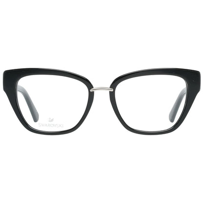 Gafas (Montura) de metal negro y plástico Swarovski