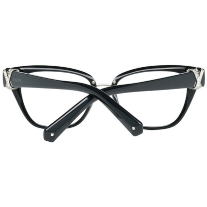 Gafas (Montura) de metal negro y plástico Swarovski