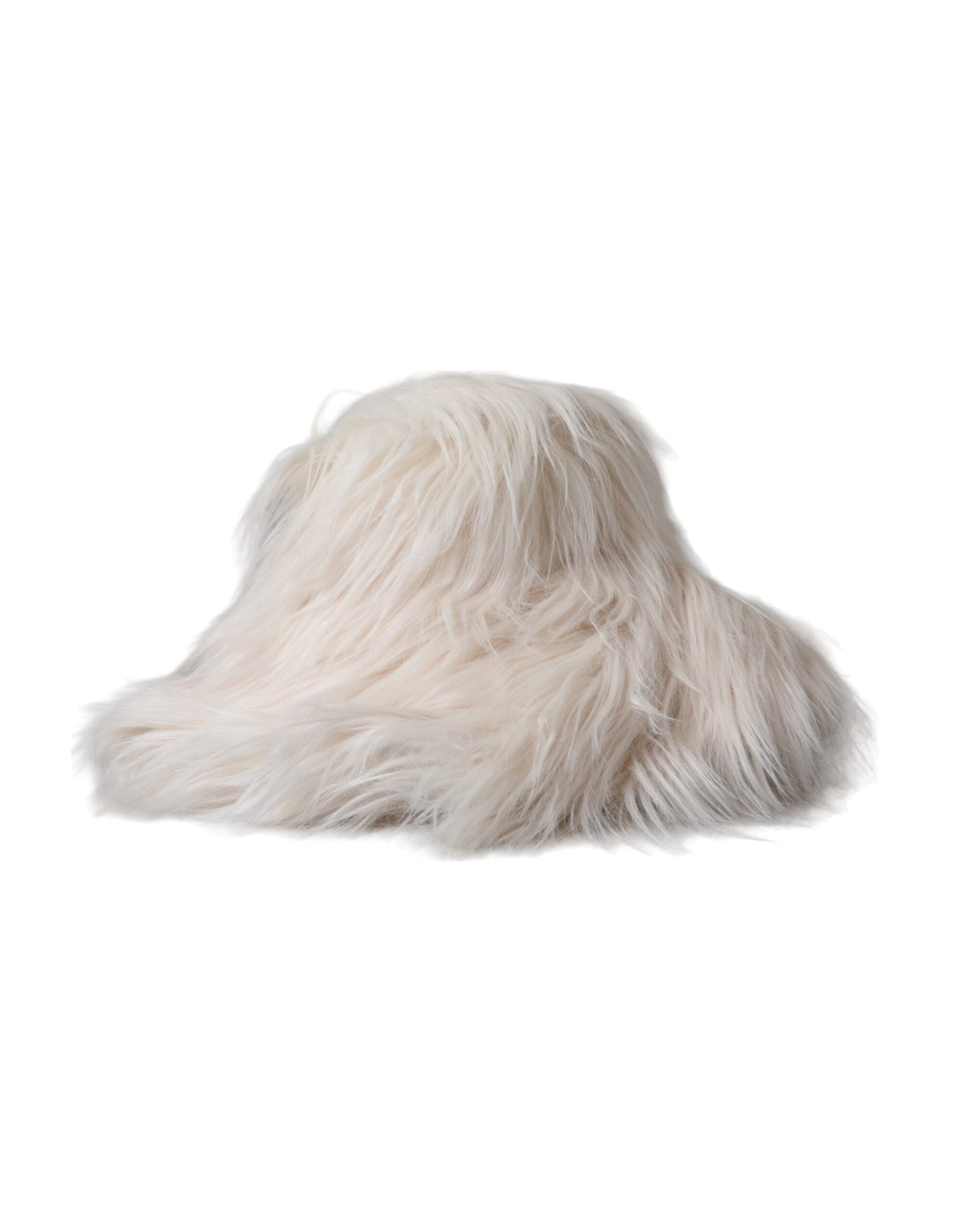 Sombrero de Cubo para Mujer Dolce & Gabbana de Piel Sintética Acrílica Color Blanco Roto