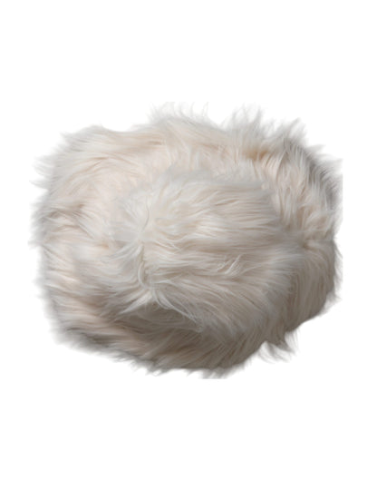 Sombrero de Cubo para Mujer Dolce & Gabbana de Piel Sintética Acrílica Color Blanco Roto