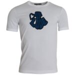 Dolce & Gabbana King Of Love Blanca Camiseta de Cuello Redondo Manga Corta