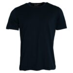 Camiseta Dolce & Gabbana azul oscuro de algodón con cuello redondo y manga corta