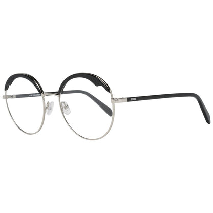 Gafas (montura) de metal y plástico negras Emilio Pucci