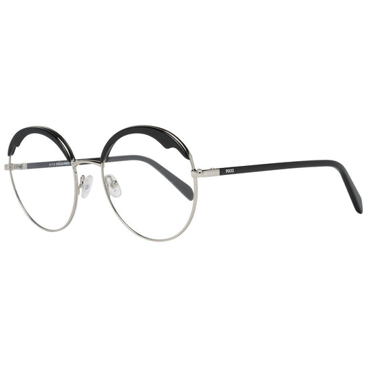 Gafas (montura) de metal y plástico negras Emilio Pucci