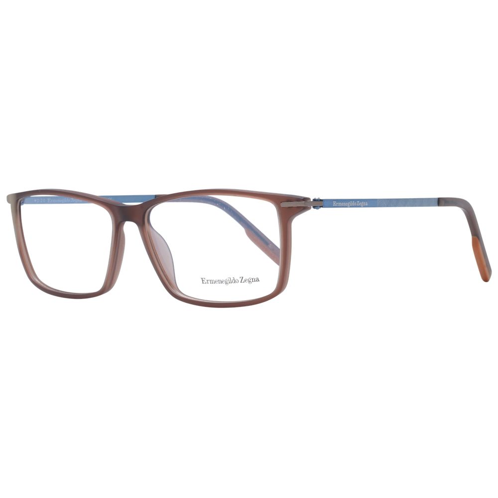 Gafas de plástico marrones Ermenegildo Zegna (Montura)
