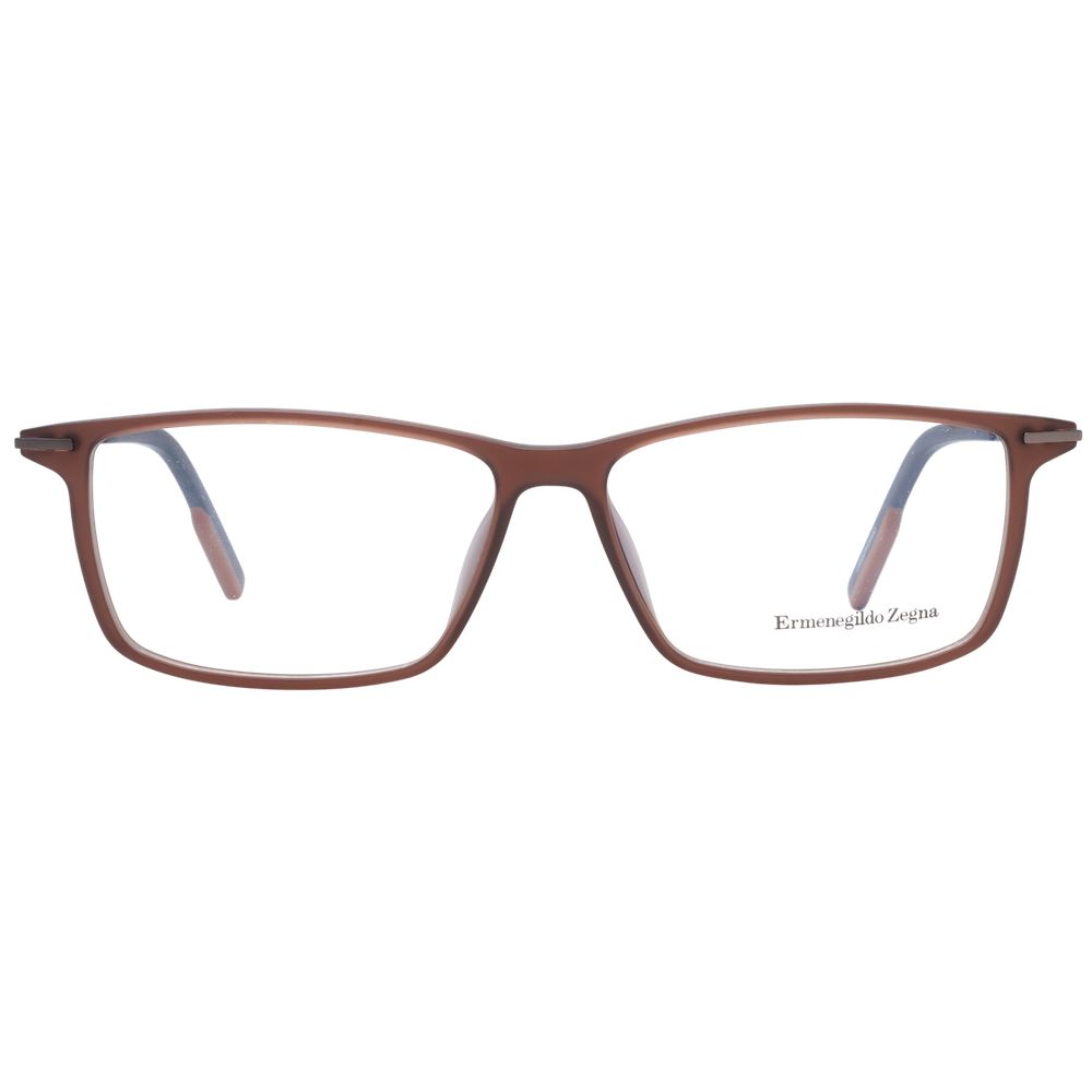 Gafas de plástico marrones Ermenegildo Zegna (Montura)