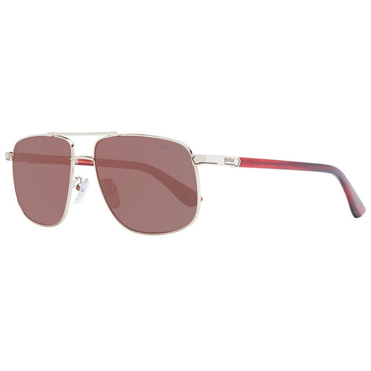 Gafas de sol de metal BMW Rose Gold