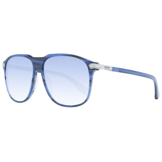 Gafas de sol de plástico azul BMW