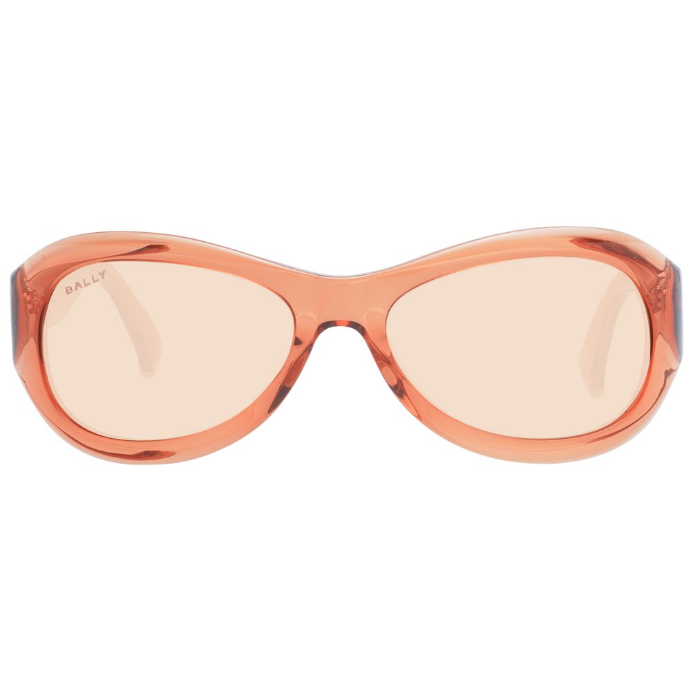 Gafas de sol de plástico marrón Bally