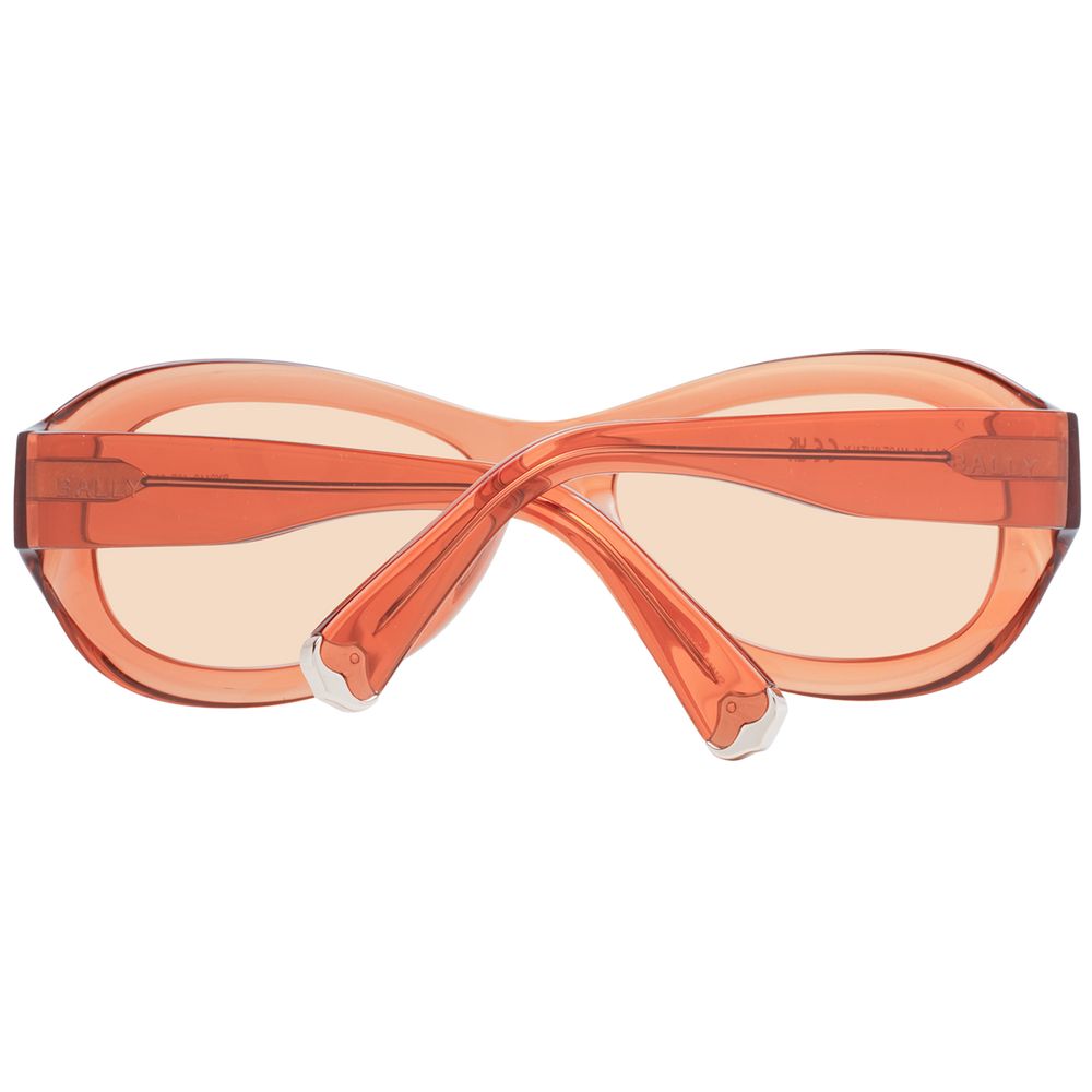 Gafas de sol de plástico marrón Bally