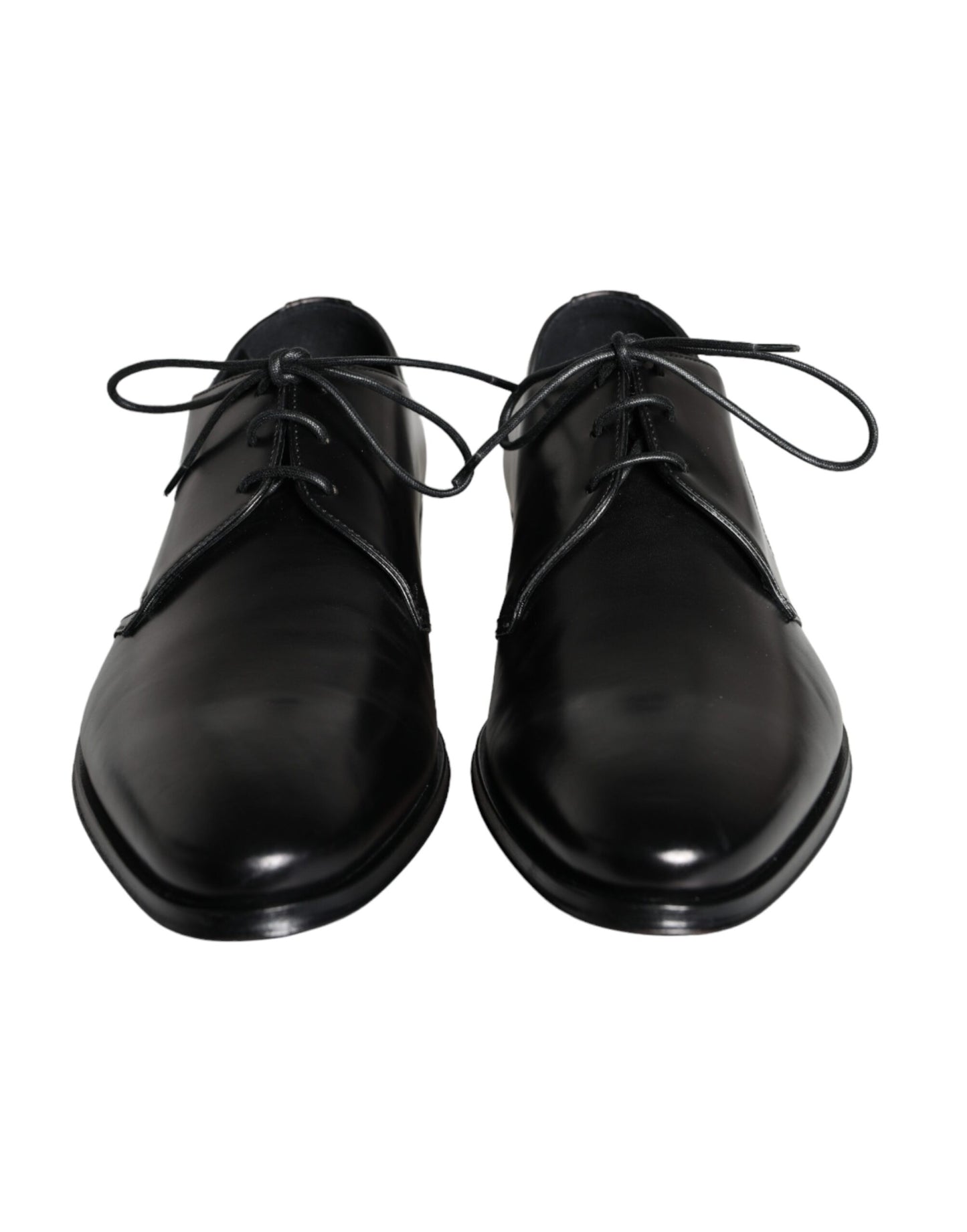 Zapatos de vestir tipo derby para hombre de piel de becerro negra Dolce & Gabbana