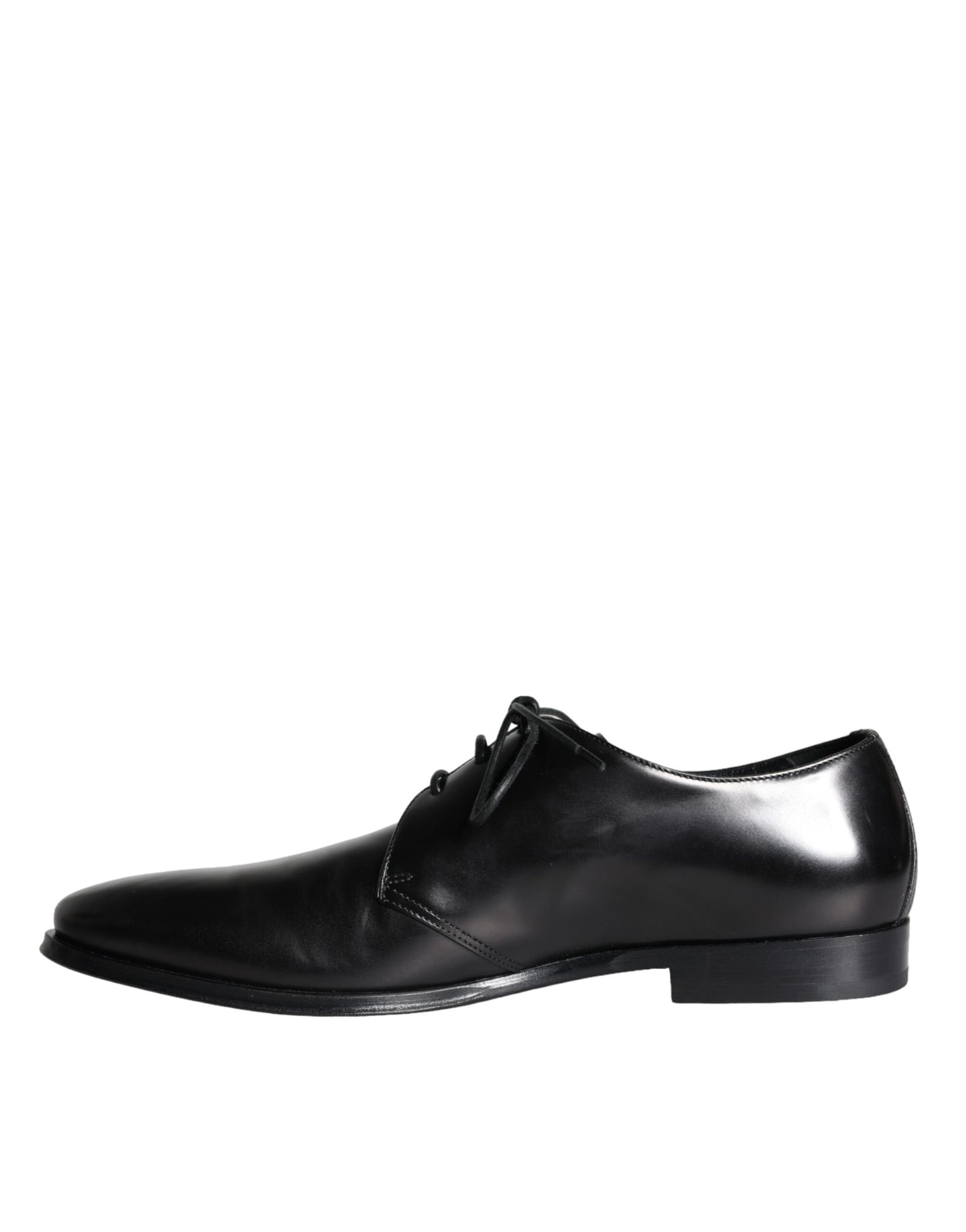 Zapatos de vestir tipo derby para hombre de piel de becerro negra Dolce & Gabbana